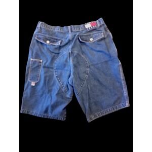 Vtg Y2K Tommy Jeans Denim Shorts Size 40 Hilfiger Jorts Baggy Skater 90s Grunge